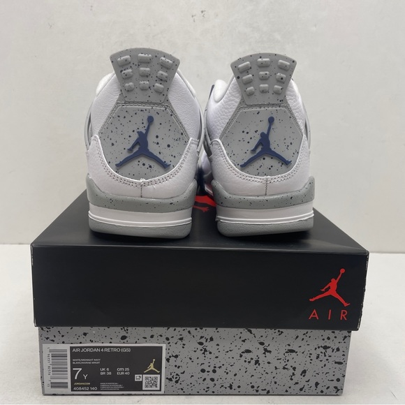 Nike Air Jordan 4 Retro GS “Midnight Navy” 2022 - Picture 4 of 4